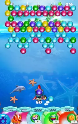 Dolphin Bubble Shooter 2 android App screenshot 0